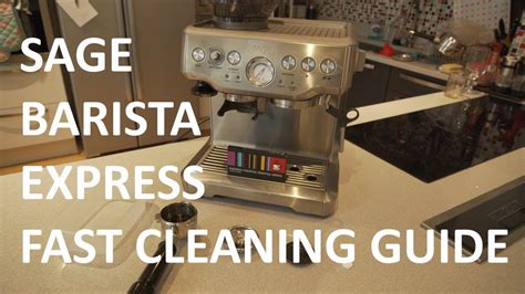 barista express cleaning cycle